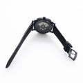  Shop Authentic Emporio Armani Meccanico Quartz Black Dial Black Leather Strap Watch For Men - AR60032 - Luxxuri
