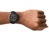  Shop Authentic Emporio Armani Renato Chronograph Black Dial Black Nylon Strap Watch For Men - AR11457 - Luxxuri