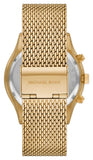  Shop Authentic Michael Kors Slim Runway Quartz Gold Dial Gold Mesh Bracelet Watch For Women - MK8625 - Luxxuri