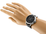  Shop Authentic Tommy Hilfiger Daniel Black Dial Black Leather Strap Watch for Men - 1710381 - Luxxuri