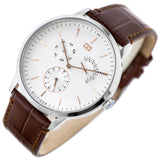  Shop Authentic Tommy Hilfiger Brad Chronograph White Dial Brown Leather Strap Watch For Men - 1710389 - Luxxuri
