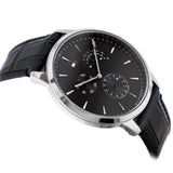  Shop Authentic Tommy Hilfiger Brad Chronograph Black Dial Black Leather Strap Watch For Men - 1710391 - Luxxuri