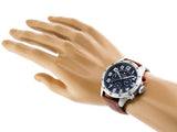  Shop Authentic Tommy Hilfiger Trent Quartz Blue Dial Brown Leather Strap Watch for Men - 1791066 - Luxxuri