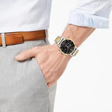  Shop Authentic Tommy Hilfiger Analog Black Dial Two Tone Steel Strap Watch for Men - 1791539 - Luxxuri