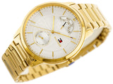  Shop Authentic Tommy Hilfiger Hunter White Dial Gold Steel Strap Watch for Men - 1791609 - Luxxuri