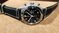  Shop Authentic Breitling Avi Ref. 765 1953 Re-Edition Black Dial Black Leather Strap Watch for Men - AB0920131B1X1 - Luxxuri