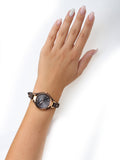  Shop Authentic Fossil Georgia Black Dial Black Leather Strap Watch for Women - ES3148 - Luxxuri