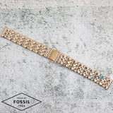  Shop Authentic Fossil Jacqueline Rose Gold Dial Rose Gold Steel Strap Watch for Women - ES3632 - Luxxuri