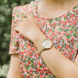  Shop Authentic Fossil Jacqueline White Dial Brown Leather Strap Watch for Women - ES3487 - Luxxuri