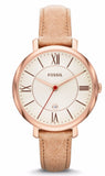  Shop Authentic Fossil Jacqueline White Dial Brown Leather Strap Watch for Women - ES3487 - Luxxuri