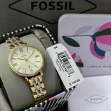  Shop Authentic Fossil Jacqueline Gold Dial Gold Steel Strap Watch for Women - ES3547 - Luxxuri