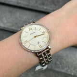  Shop Authentic Fossil Jacqueline Gold Dial Gold Steel Strap Watch for Women - ES3547 - Luxxuri