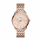  Shop Authentic Fossil Tailor Rose Gold Dial Rose Gold Stainless Steel Strap Watch for Women - ES3713 - Luxxuri