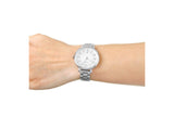  Shop Authentic Fossil Jacqueline White Dial Silver Steel Strap Watch for Women - ES3969 - Luxxuri
