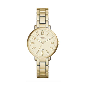  Shop Authentic Fossil Jacqueline Gold Dial Gold Steel Strap Watch for Women - ES3971 - Luxxuri