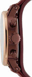  Shop Authentic Fossil Original Boyfriend Sport Chronograph Maroon Dial Maroon Leather Strap Watch for Women - ES4114 - Luxxuri