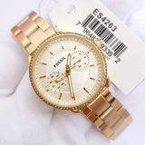  Shop Authentic Fossil Tailor Gold Dial Gold Steel Strap Watch for Women - ES4263 - Luxxuri