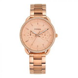  Shop Authentic Fossil Tailor Rose Gold Dial Rose Gold Steel Strap Watch for Women - ES4264 - Luxxuri
