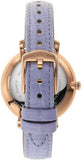  Shop Authentic Fossil Jacqueline Purple Dial Purple Leather Strap Watch for Women - ES4814 - Luxxuri