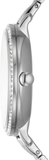  Shop Authentic Fossil Jacqueline Multifunction Moonphase White Dial Silver Steel Strap Watch for Women - ES5164 - Luxxuri