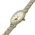 Fossil Jacqueline Analog Moonphase Mother of Pearl White Dial Two Tone Steel Strap Watch for Women - ES5166