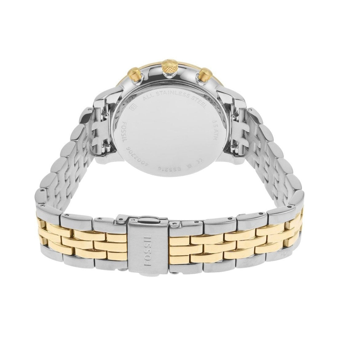  Shop Authentic Fossil Neutra Chronograph Mother of Pearl White Dial Two Tone Steel Strap Watch for Women - ES5216 - Luxxuri