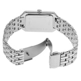  Shop Authentic Fossil Raquel Three Hand Date Mother of Pearl Dial Silver Steel Strap Watch for Women - ES5306 - Luxxuri