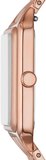  Shop Authentic Fossil Raquel Three Hand Date Brown Dial Rose Gold Steel Strap Watch For Women - ES5323 - Luxxuri