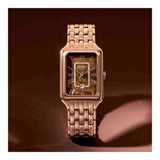  Shop Authentic Fossil Raquel Three Hand Date Brown Dial Rose Gold Steel Strap Watch For Women - ES5323 - Luxxuri