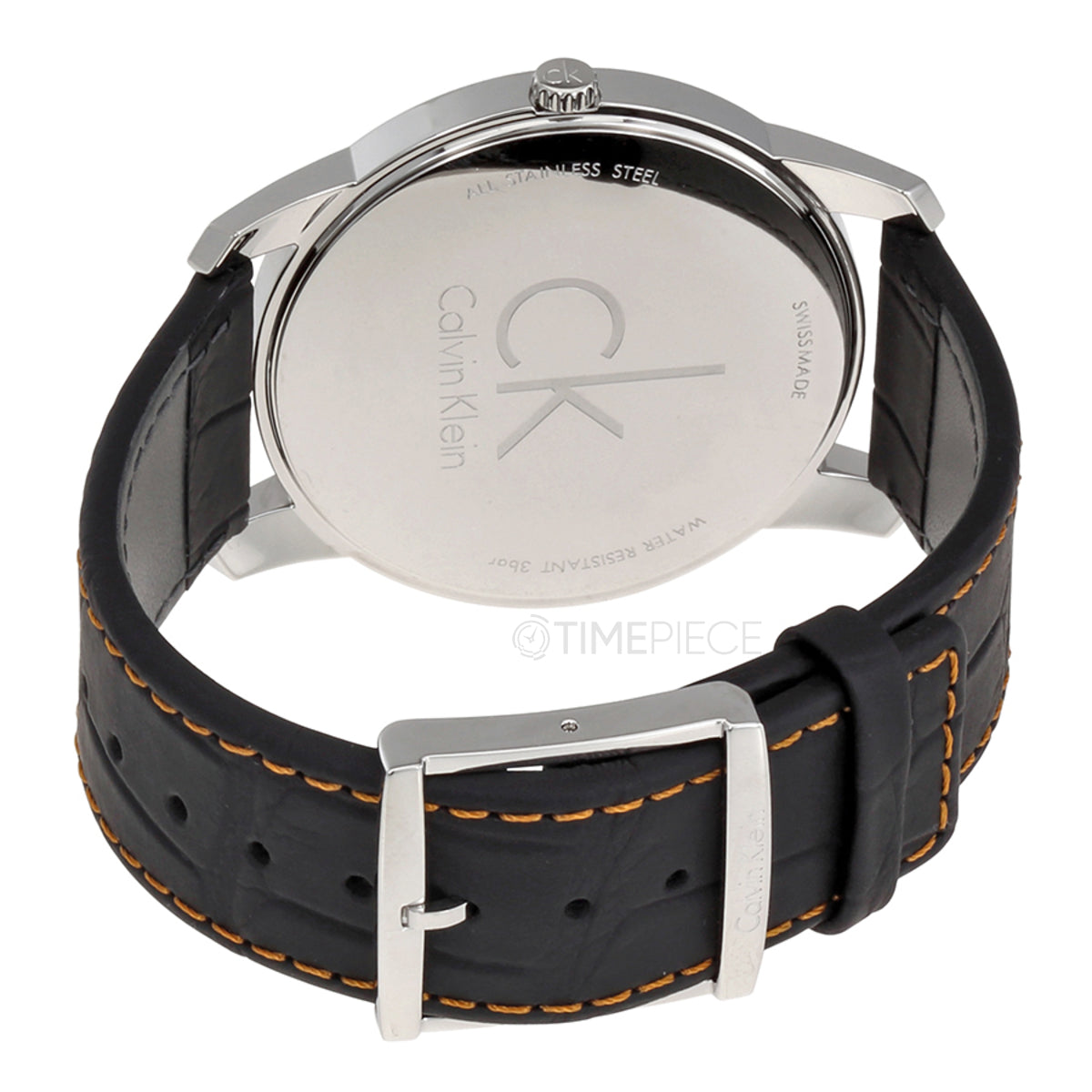  Shop Authentic Calvin Klein City Black Dial Black Leather Strap Watch for Men - K2G211C1 - Luxxuri