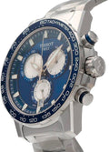  Shop Authentic Tissot Supersport Chrono Blue Dial Silver Steel Strap Watch For Men - T125.617.11.041.00 - Luxxuri