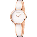 Shop Authentic Calvin Klein Seduce White Dial Two Tone Steel Strap Watch for Women - K4E2N616 - Luxxuri
