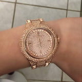  Shop Authentic Michael Kors Camille Crystal Rose Gold Dial Rose Gold Steel Strap Watch for Women - MK5862 - Luxxuri