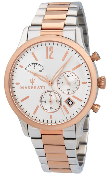  Shop Authentic Maserati Tradizione White Dial Two Tone Stainless Steel Strap Watch For Men - R8873625001 - Luxxuri