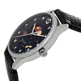  Shop Authentic Gucci G-Timeless Moonphase Black Dial Black Leather Strap Watch For Men - YA1264045 - Luxxuri