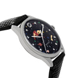  Shop Authentic Gucci G-Timeless Moonphase Black Dial Black Leather Strap Watch For Men - YA1264045 - Luxxuri