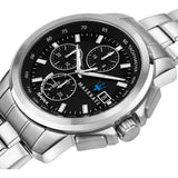  Shop Authentic Maserati Successo Solar Edition Black Dial Silver Steel Strap Watch For Men - R8873645003 - Luxxuri