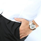  Shop Authentic Maserati Traguardo Automatic White Dial Two Tone Steel Strap Watch For Men - R8823112001 - Luxxuri