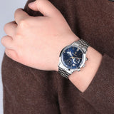  Shop Authentic Maserati Ricordo Chronograph Blue Dial Silver Steel Strap Watch For Men - R8873633001 - Luxxuri