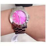  Shop Authentic Marc Jacobs Amy Pink Dial Silver Steel Strap Watch for Women - MBM8623 - Luxxuri