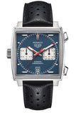  Shop Authentic Tag Heuer Monaco Automatic Chronograph Blue Dial Black Leather Strap Watch for Men - CAW211P.FC6356 - Luxxuri