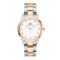 Shop Authentic Daniel Wellington Iconic Link White Dial Two Tone Steel Strap Watch For Women - DW00100358 - Luxxuri