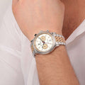  Shop Authentic Maserati Legend Chronograph 42mm Ivory Dial Stainless Steel Watch For Men - R8873638002 - Luxxuri