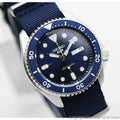  Shop Authentic Seiko 5 Sports Automatic SKX Blue Dial Blue NATO Strap Watch For Men - SRPD51K2 - Luxxuri