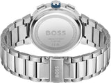  Shop Authentic Hugo Boss One Chronograph Blue Dial Silver Steel Strap Watch For Men - 1513999 - Luxxuri