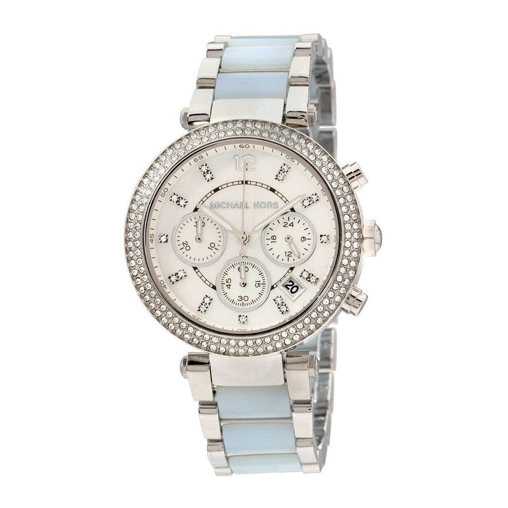  Shop Authentic Michael Kors Parker White Dial Two Tone Steel Strap Watch for Women - MK6138 - Luxxuri