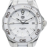  Shop Authentic Tag Heuer Aquaracer White Dial Watch for Women - WAY131B.BA0914 - Luxxuri