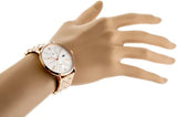  Shop Authentic Tommy Hilfiger Jenna Quartz White Dial Rose Gold Steel Strap Watch for Women - 1782070 - Luxxuri
