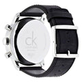  Shop Authentic Calvin Klein City Chronograph Silver Dial Black Leather Strap Watch for Men - K2G271C6 - Luxxuri