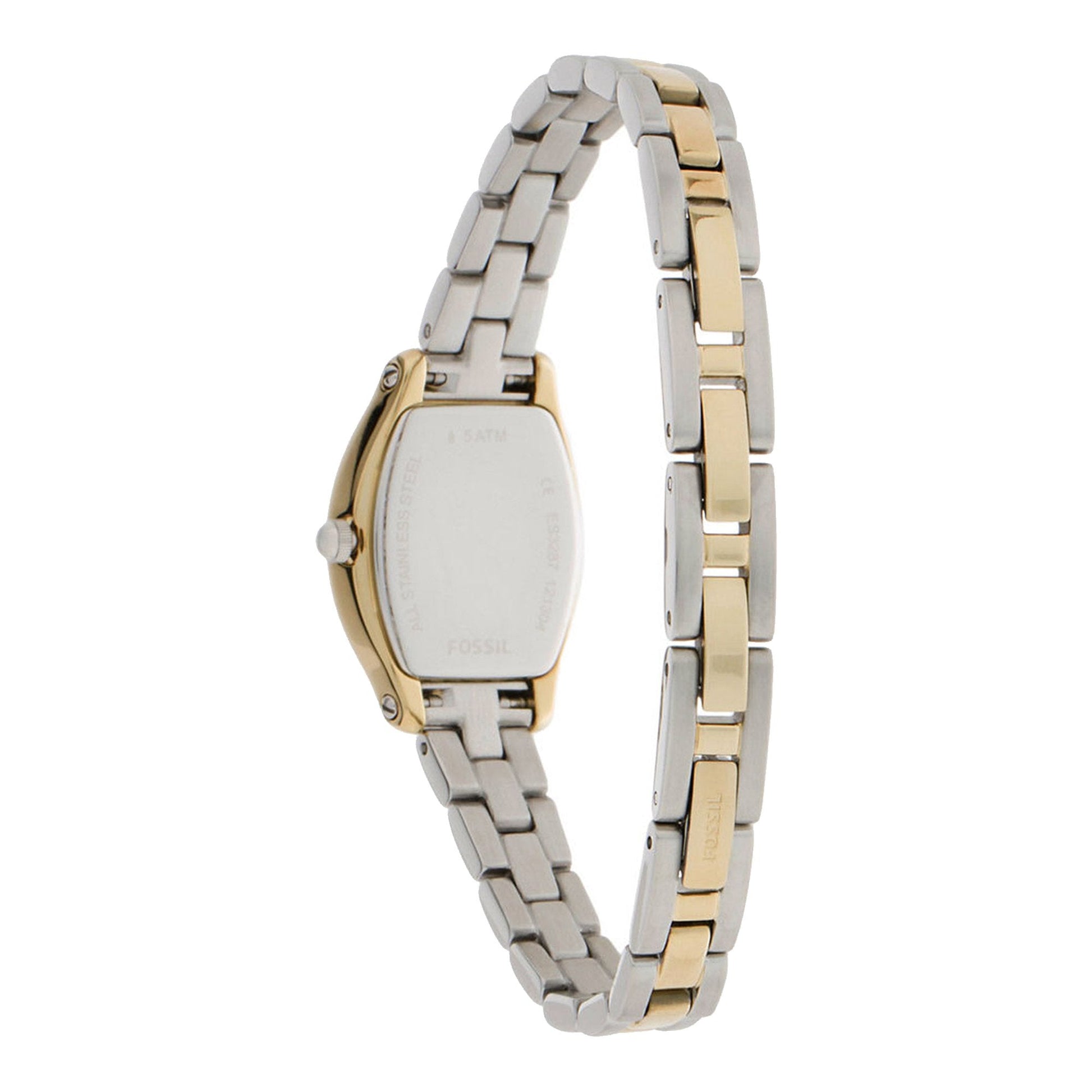  Shop Authentic Fossil Molly Silver Dial Two Tone Steel Strap Watch for Women - ES3287 - Luxxuri